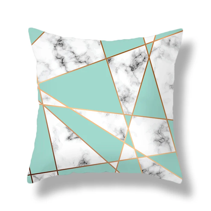 Наволочка в клетку плюшевая с принтом мягкая декоративная квадратная подушка