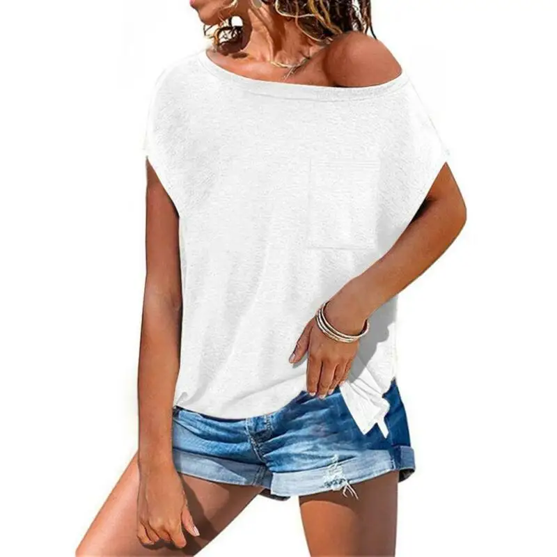 

Womens Fashion Solid T-Shirt Casual Basic Tee Short Sleeve Women Tops O Neck Summer Tees t Shirt Female