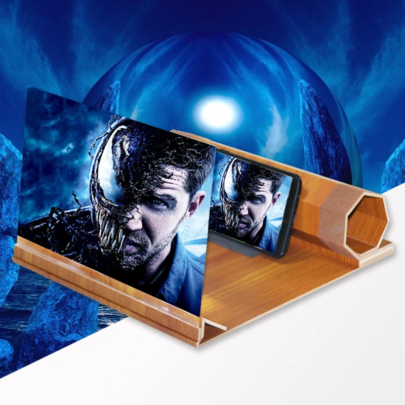 3d Phone Screen Amplifier 12 inch mobile amplifier Folding Screen Amplifier For Xiaomi Samsung Huawei Apple