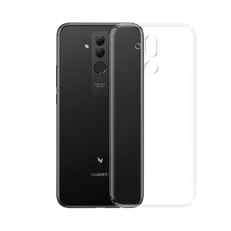 Мягкий прозрачный чехол для Huawei P20 Lite P30 Honor Mate 10 20 30 Pro X View V30 p20lite 2019 мобильный