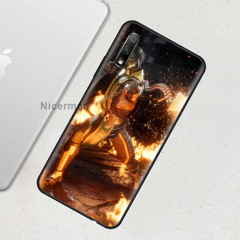 

Mortal Kombat Case for Huawei Honor 20 Pro 20e 20S 30 30S 10 9X Lite 9A 9C 9S 8A Silicone Phone Cover