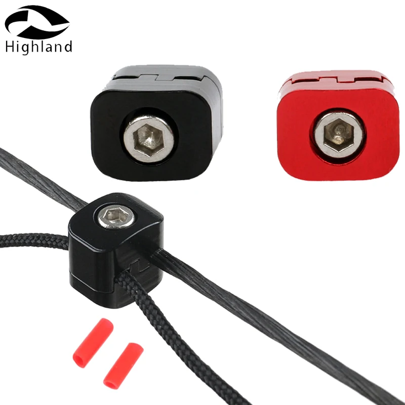 

5PCS PSE Bowstring Accessories Archery Metal Rope Clamp Buckle Clip BowString Position Tool