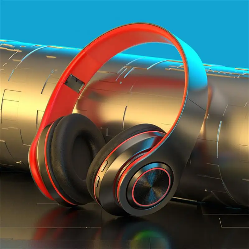 

Hi-Fi наушники Bluetooth-совместимые наушники с сабвуфером, стерео Музыкальная гарнитура, беспроводная карта, подарок для Мобильный телефон Universal