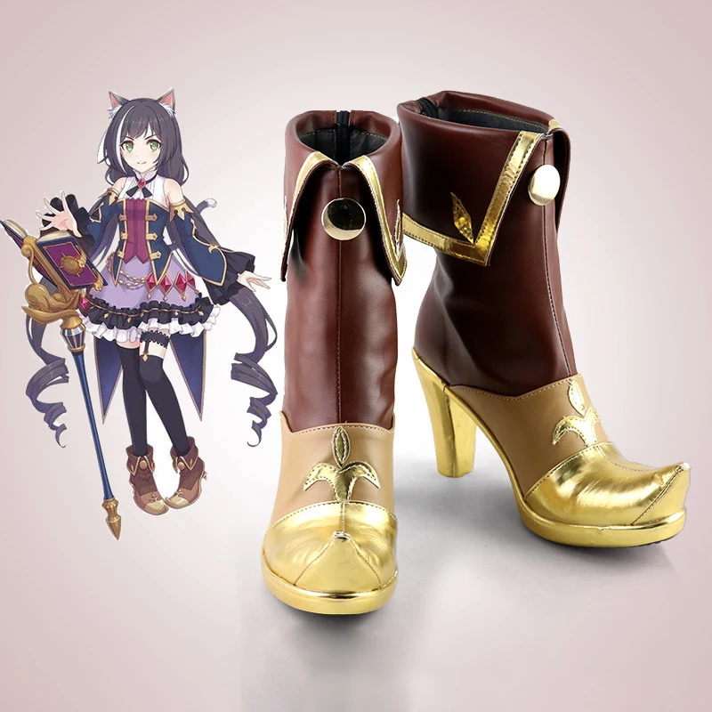 

Обувь для косплея аниме Kyaru Princess Connect! Re: сапоги для дайвинга, сапоги Kiruya, сапоги на высоком каблуке для девочек, изготовленные на заказ, любог...
