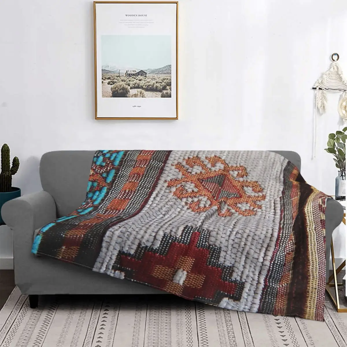 

Diseño en patrón oriental de Manta, colcha para cama, sofá a cuadros, manta de Picnic, toalla de playa de lujo