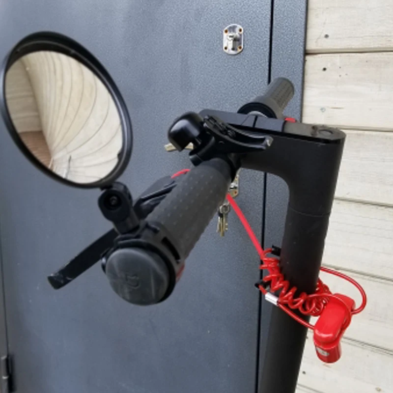 Scooter Rearview Mirror for Xiaomi Mijia M365 Ninebot ES1 ES2 Scooter Qicycle EF1 Bike Back Mirror Cycle Strap Reflex Rear View
