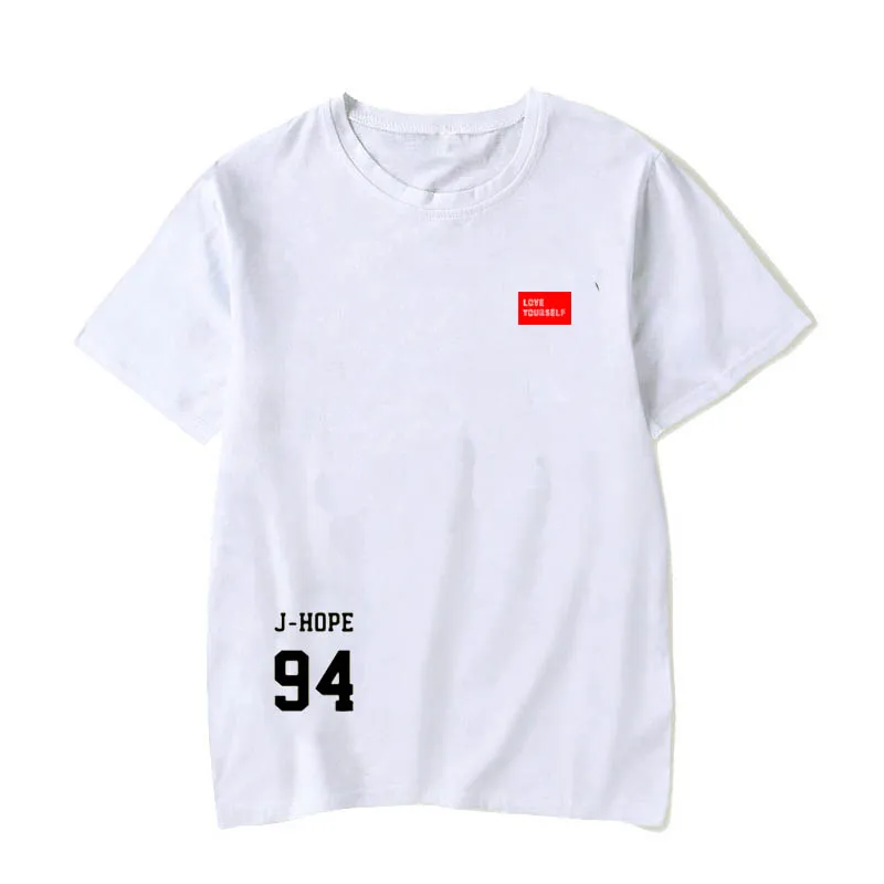 t-shirt whirt 7 Футболка Kpop, Anpanman рубашки, bangtan рубашка Kpop жду вас anpan v(taehyung) jungkook любовь себя футболка Любовь себя - Цвет: t-shirt whirt 7