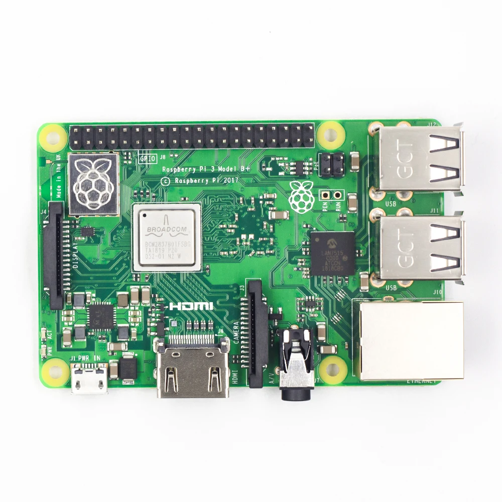 

Original Raspberry Pi 3 Model B + Raspberry Pi Raspberry Pi3 B Plus 1.4GHz quad-core 64 bit With WiFi & Bluetooth element 14 E14