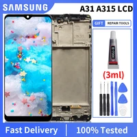 100 test oled for samsung galaxy a31 lcd display touch screen digitizer assembly for samsung a315 a315f lcd replacement