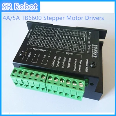 

Робот Мотор драйвер 4А/5А TB6600 шаговый двигатель драйверы контроллер 42/57/86 фазный гибридный шаговый двигатель HY-DIV268N драйвер Diy RC To