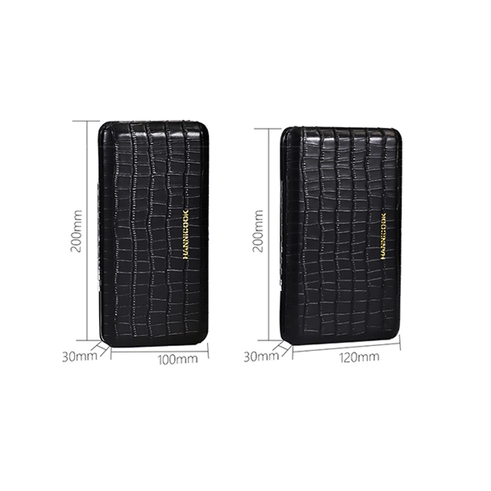 HANNICOOK portable 4 хьюмидор для сигар кожаный кедровый чехол кубинский набор курения