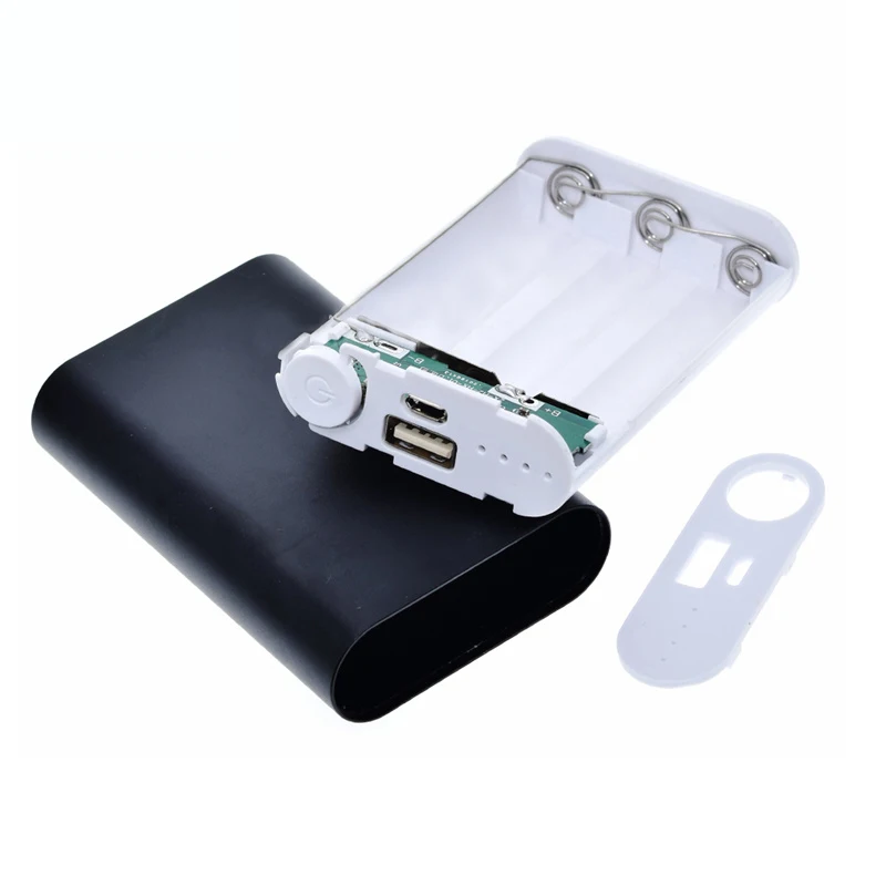 Алюминиевый Чехол для внешнего аккумулятора 10000 мАч 3 18650 зарядное устройство Diy