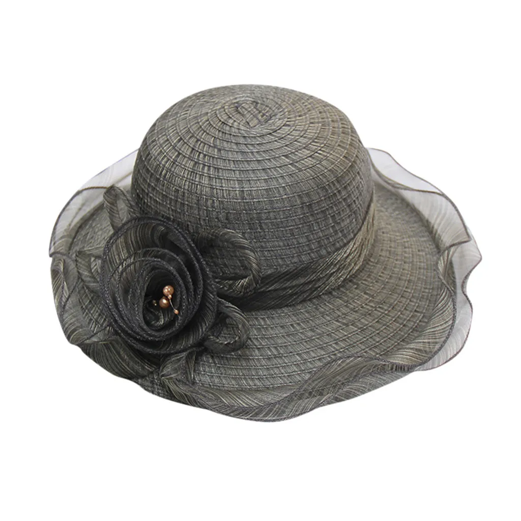 Женская кепка винтажная элегантная Свадебная кружевная дышащая шляпка с цветами