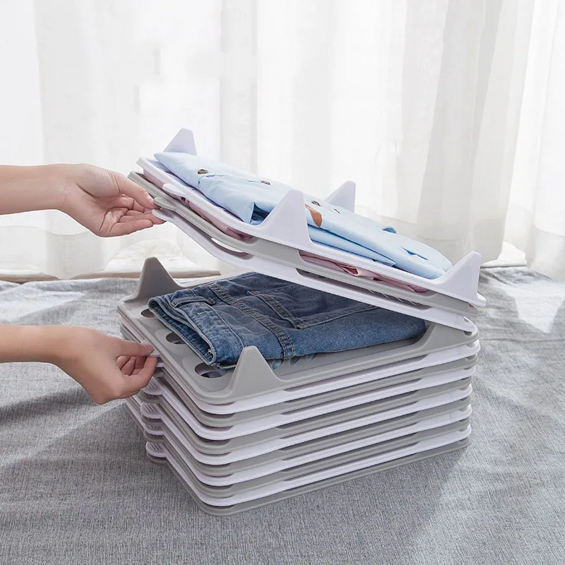 

Creative lazy folding clothes board dressbook multifunctional fast folding clothe board clothes sweater folding storage artifact