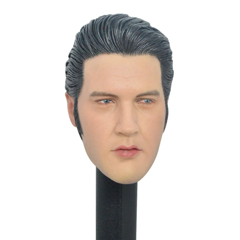 

Collection 1/6 Scale ELVIS Figure Heads Sculpt Toys Head Carving Fans Souvenir Gift Doll Accessories