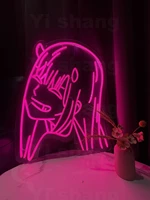 anime girl custom neon sign akatsuki cloud logo anime led light wall decor home bedroom gaming room decoration creative gift
