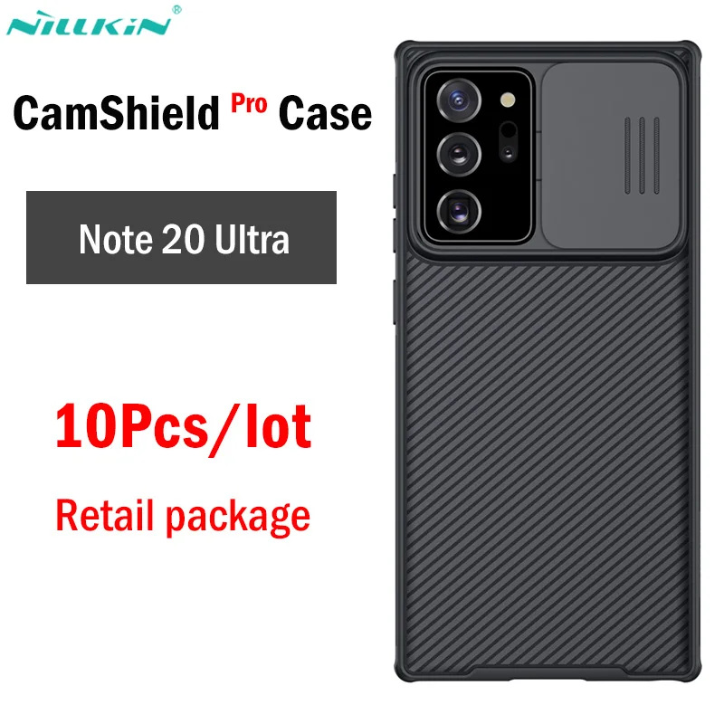 

10 шт./лот, чехол Nillkin CamShield Pro для Samsung Galaxy Note 20, Ультра чехол, защита объектива камеры, оптовая продажа