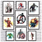 Алмазная картина с супергероями из мультфильма Marvel, Мстители, 5D алмазная вышивка для хобби сделай сам, подарок для детей, мозаика, украшение для дома