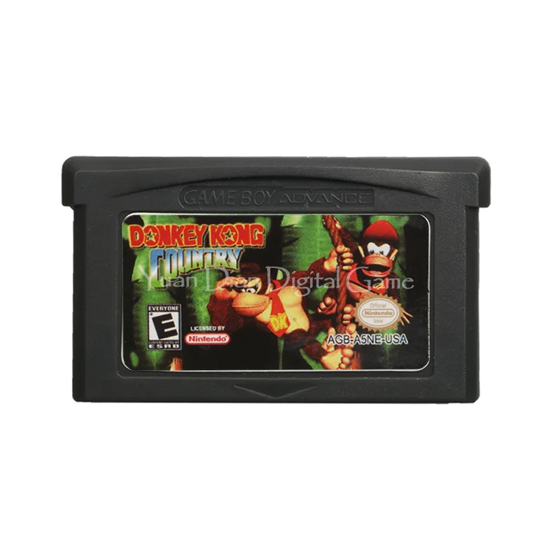 Для Nintendo GBA видеоигры картридж консоль карта Donke Kong кантри английский язык версия