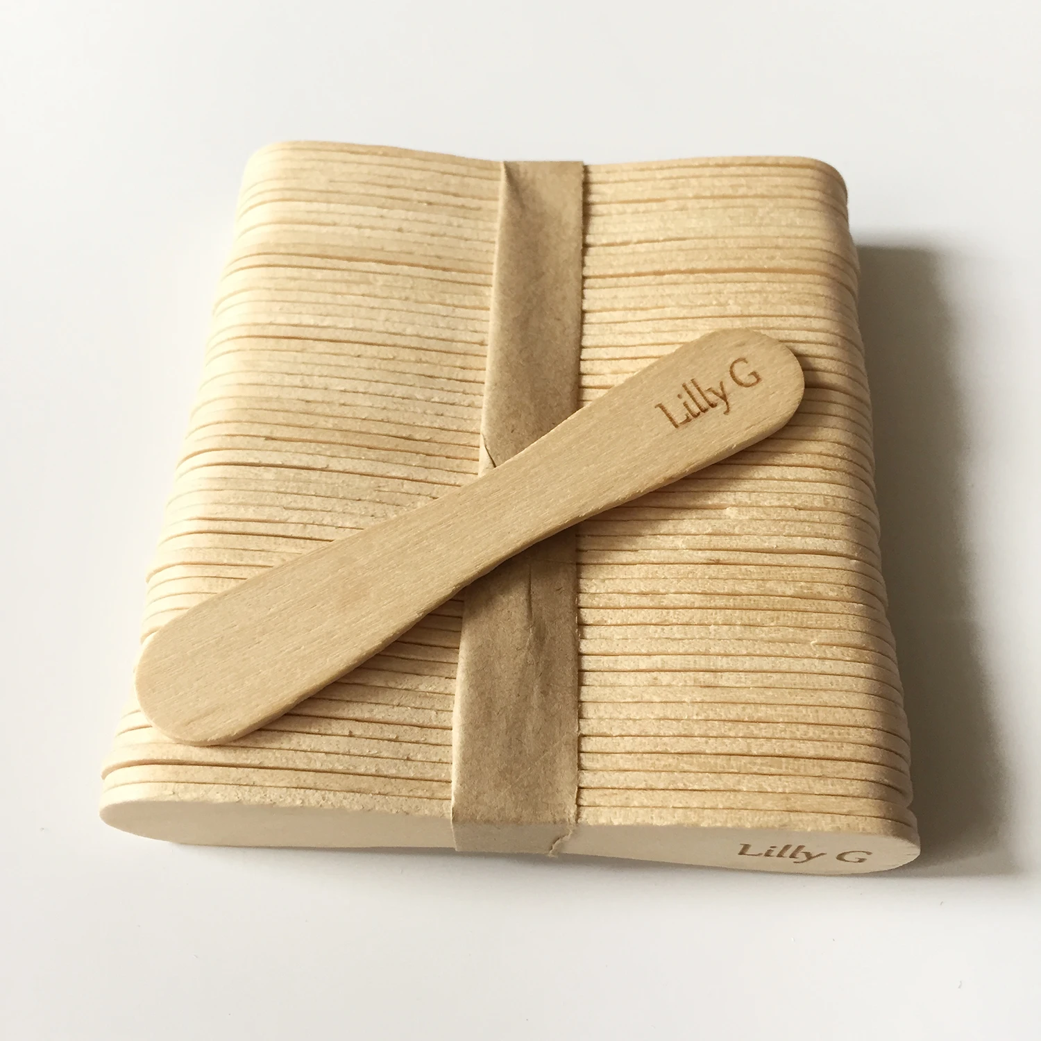 

500PC Wooden Disposable Spoons,Ice Cream Spoons 3.75 Inch Natural Birch Degradable Food Grade Tools For Desserts, Yogurt, Cheese