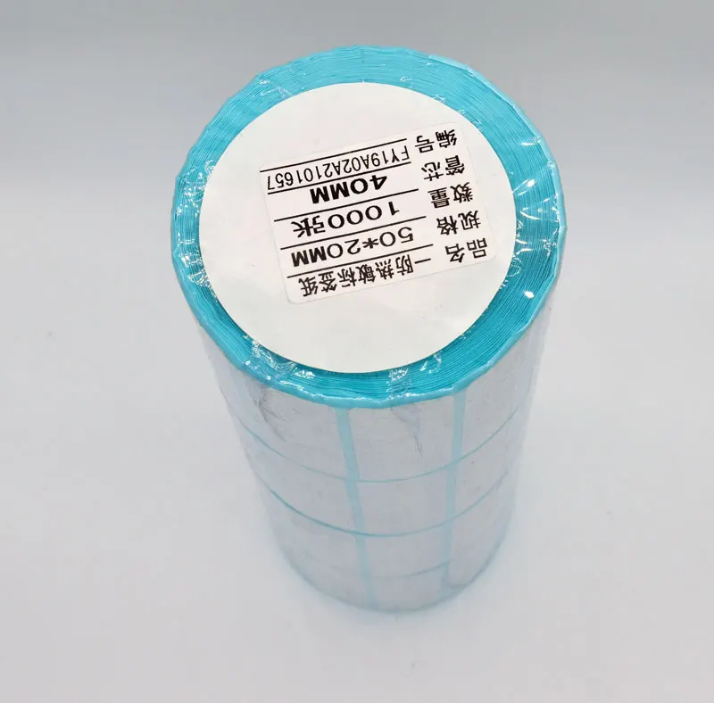 Высококачественная термальная бумага для штрих-кодов 50 мм х 20 1000 термоклейкая