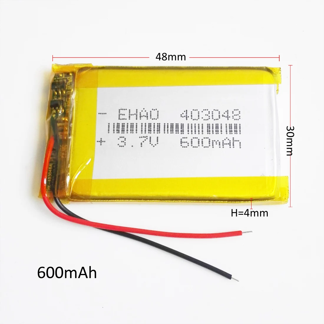 Литий-полимерный аккумулятор для Mp3 MP4 GPS bluetooth электронных книг 5 шт. 3 7 В 600 мАч 403048