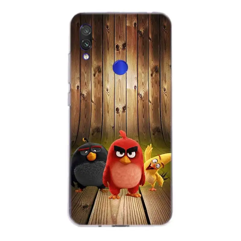 Животный принт Angry Bird силиконовый чехол для Xiaomi Redmi Note 8 7 6 Pro 5 4 4X 5A Plus Xiomi 9T 9SE Lite A1 A2