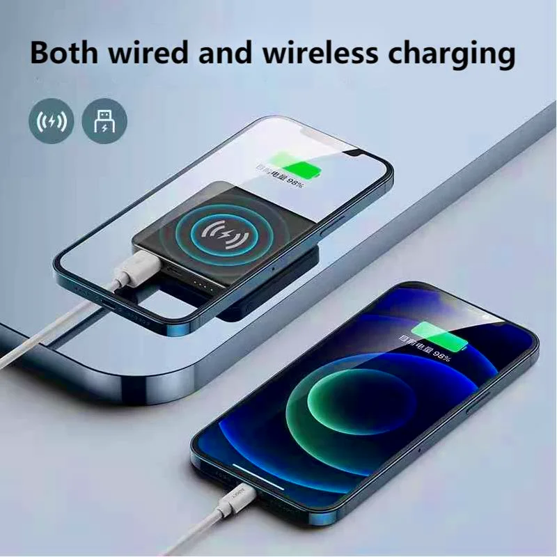 Магнитное Беспроводное зарядное устройство для iPhone 12 Pro Mini Max Портативное