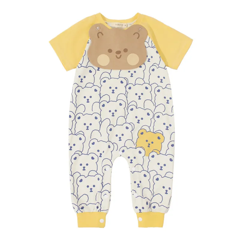 

Summer Children's New Skin Friendly Baby's One-piece Baby Boy Clothes