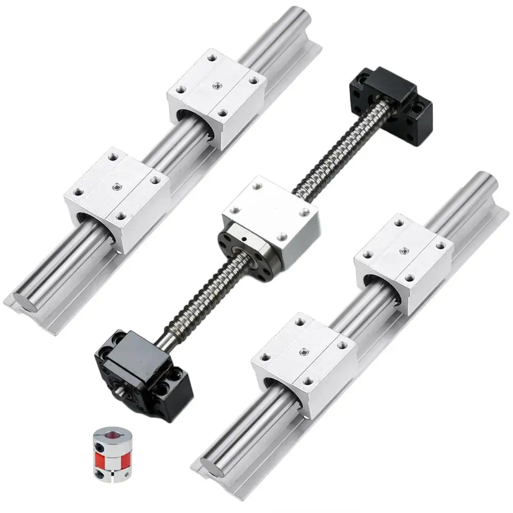 Модуль настройки CNC SFU1605 SFU1610 шариковый винт BK12 BF12 Концевая поддержка SBR20 SBR16