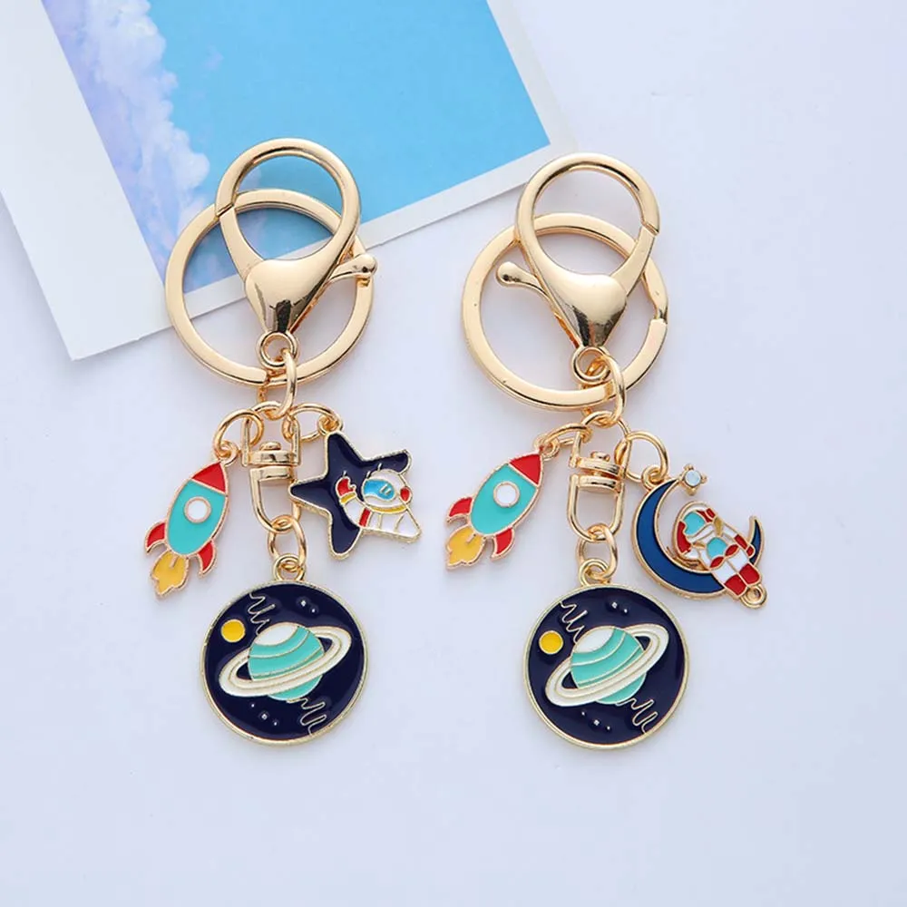 Брелок-подвеска Женский в виде Луны космонавты и ракеты мобильный телефон сумка