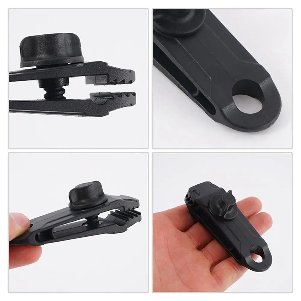 10PCS 1PCS Tent Pull Point Clip Outdoor Camping Adjustable Plastic Windproof Hook Buckle Accessory Good Product Nylon |