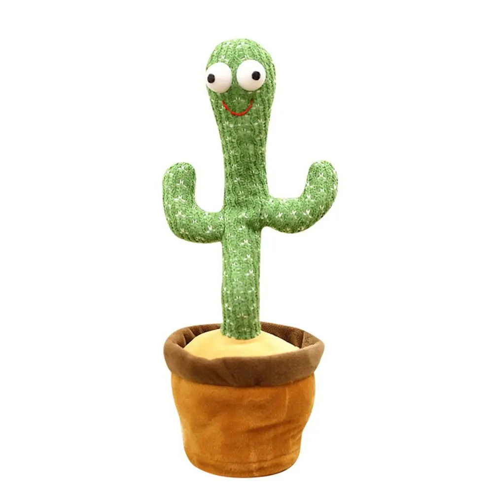 

Dancing Cactus Electron Plush Toy Soft Plush Doll Babies Cactus That Can Sing And Dance Voice Interactive Bled Stark Toy For Kid