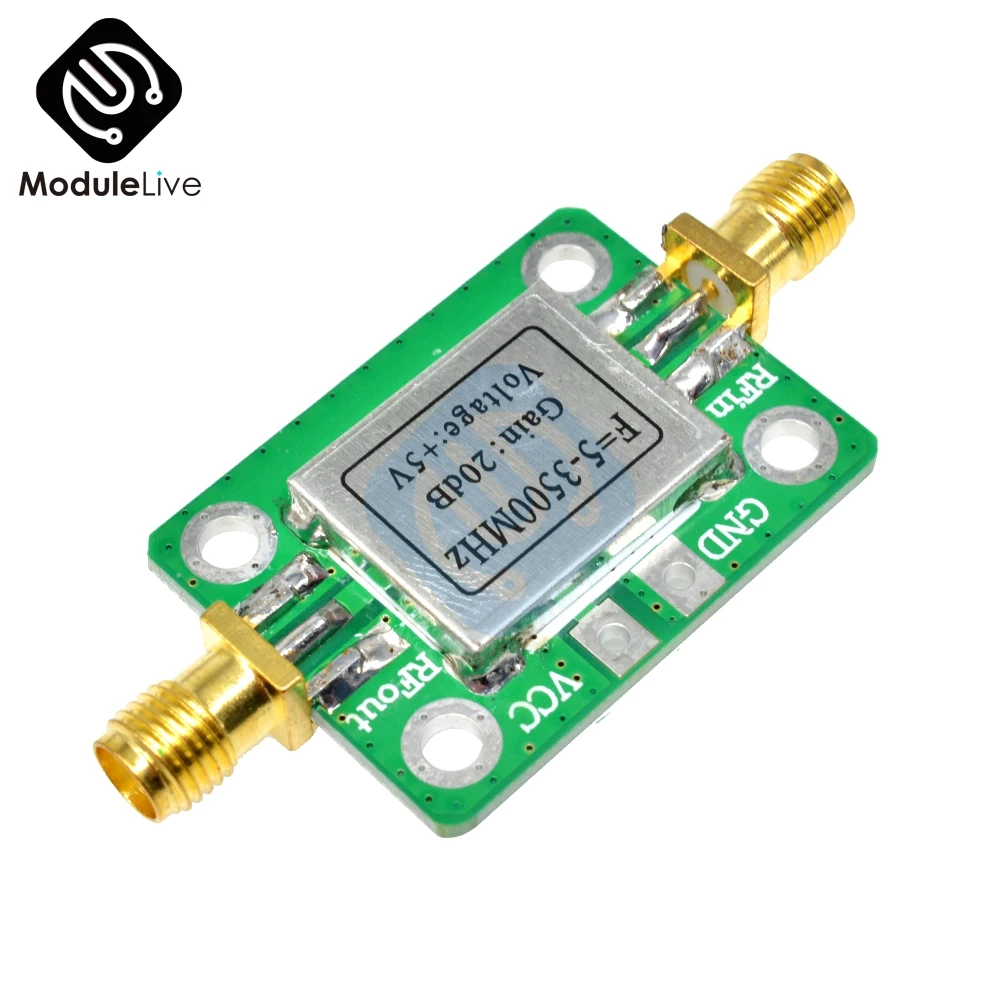 LNA (коэффициент усиления 5 3500 МГц: 20 дБ) с экранированным широкополосным