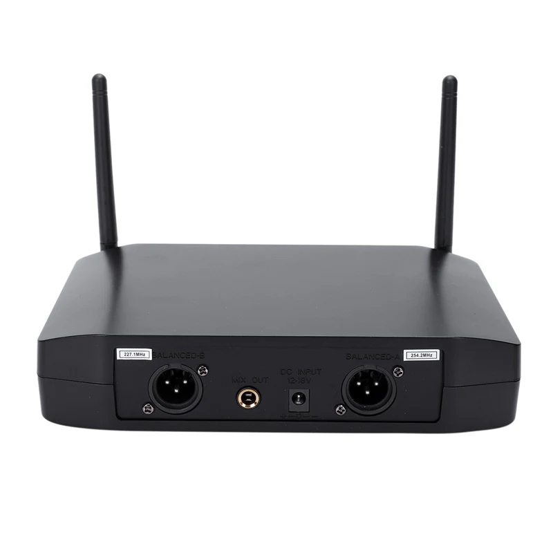 Умный Fm Uhf беспроводной микрофон 2 ручной Бесплатная частота для встречи ПК