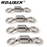 wdairen 100pcslot american swivel ring 8 fishing gear professional fishing tackle accessories connector copper swivel wd 027