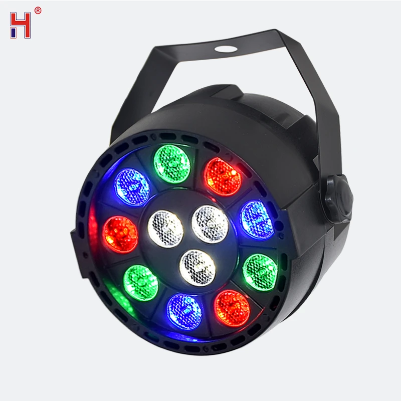 Сценический светильник 12X3W плоский светодиодный Par прожектор RGBW Dmx512 диско