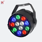Сценический светильник 12X3W плоский светодиодный Par-прожектор RGBW Dmx512 диско светодиодные лампы бар КТВ DJ мыть светодиодный сценический эффект светильник s для вечерние шоу
