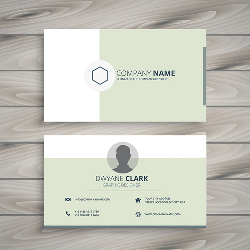 Визитная карточка Пользовательский логотип цветной печати личности высокого