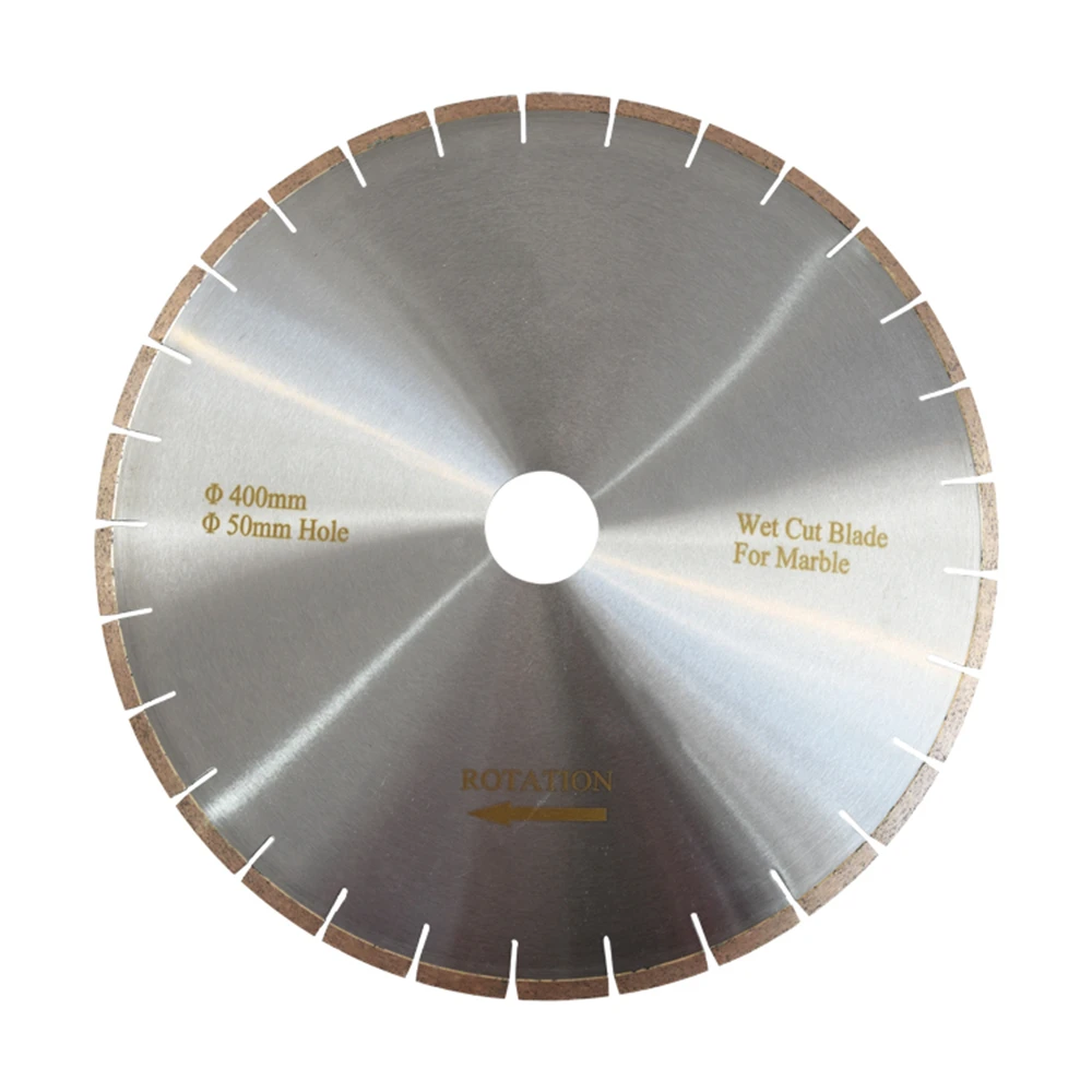 DB06 Diamond Circular Saw Blades 16 Inch Sharp Cutting Disc with Long Lifespan 400mm Wet Cut Silent Blades for Marble 1PC