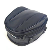 fit motorcycle rear seat bag waterproof back saddle helmet tail luggage bags box motorbike saddle bags