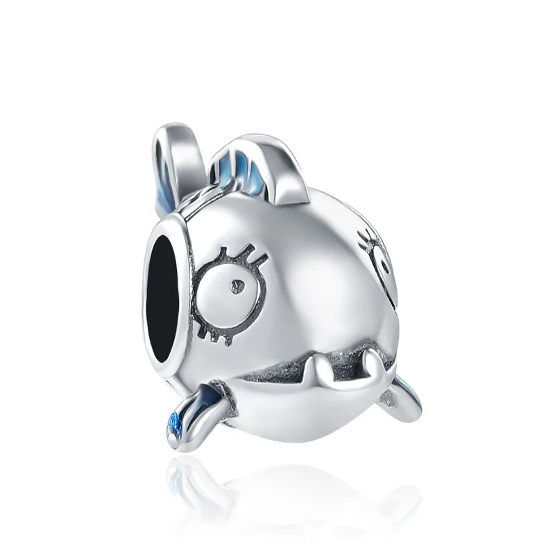 Бусина-Шарм для браслета русалка из серебра 925 пробы | Украшения и аксессуары