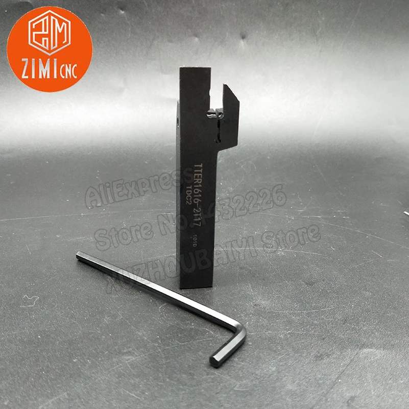 

TTER1616-2T17 Cutting- insert Slotting Grooving Cut Off Holder Blade External Right Tool Holder For TDC2 Lathe Slotting Tools