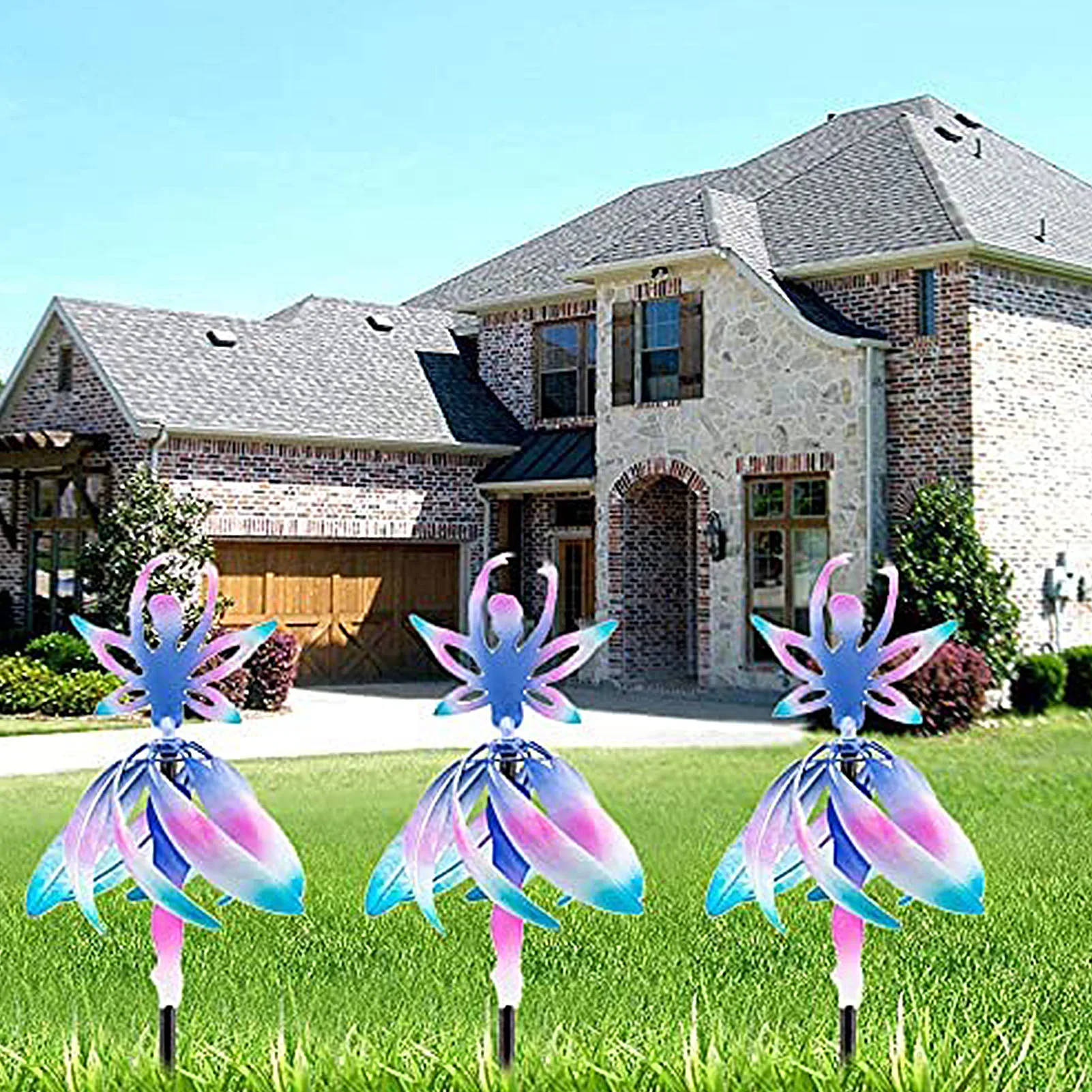 

Fairy Spinner Garden Art Decoration Fairy Ballerina Wind Spinner Outdoor Garden Backyard Patio Lawn Decorations