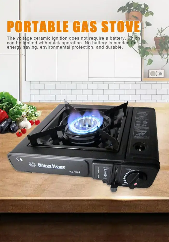 Газовая плита прочная портативная Кассетная печь Cass варочная панель горелка для