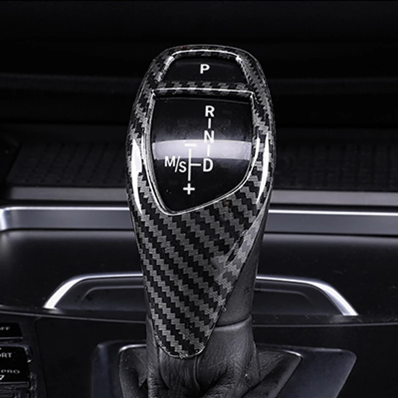 Carbon Fiber Style Gear Shift Handle Sleeve Cover Trim For BMW F20 F21 F22 F23 F30 F31 F34 F35 F32 F33 F36 | Автомобили и