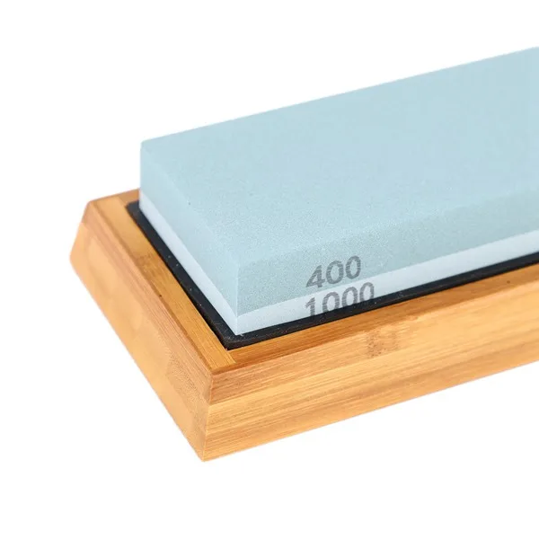 Набор точильных камней точильный камень 2 в 1 зернистость 400/1000 3000/8000 деревянный