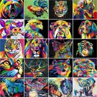 SDOYUNO DIY картина по номерам красочные Животные картина маслом Ручная роспись Декор для дома подарок холст для рисования на холсте