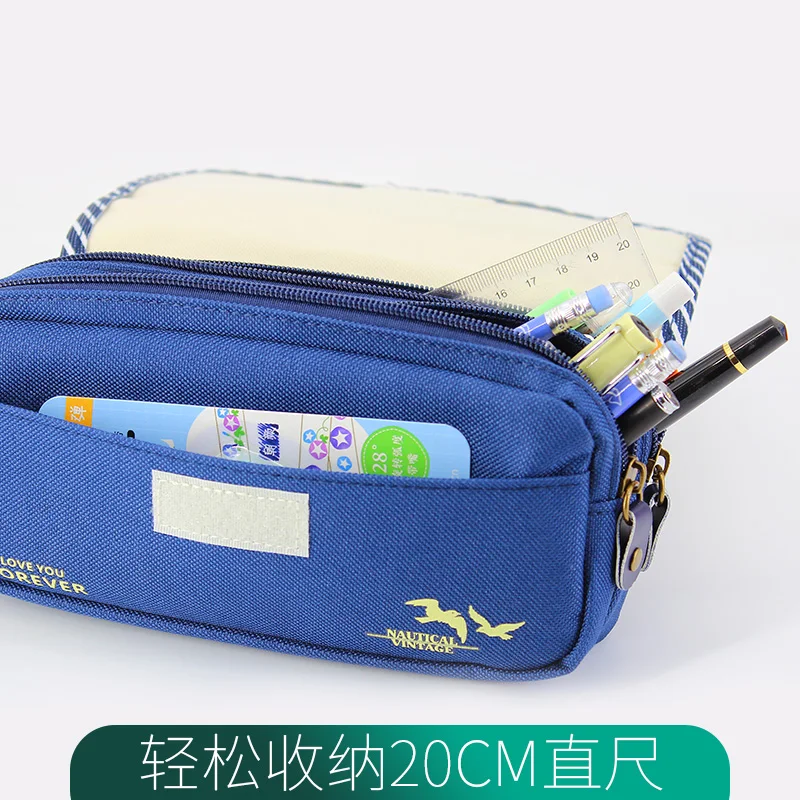 Вместительная школьная сумка для ручек чехол карандашей Канцелярский держатель