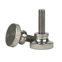 m1 6 knurled thumb screw with collar with knurling screws manual adjustment screws bolt knukles tornillos parafuso vis din464 pc